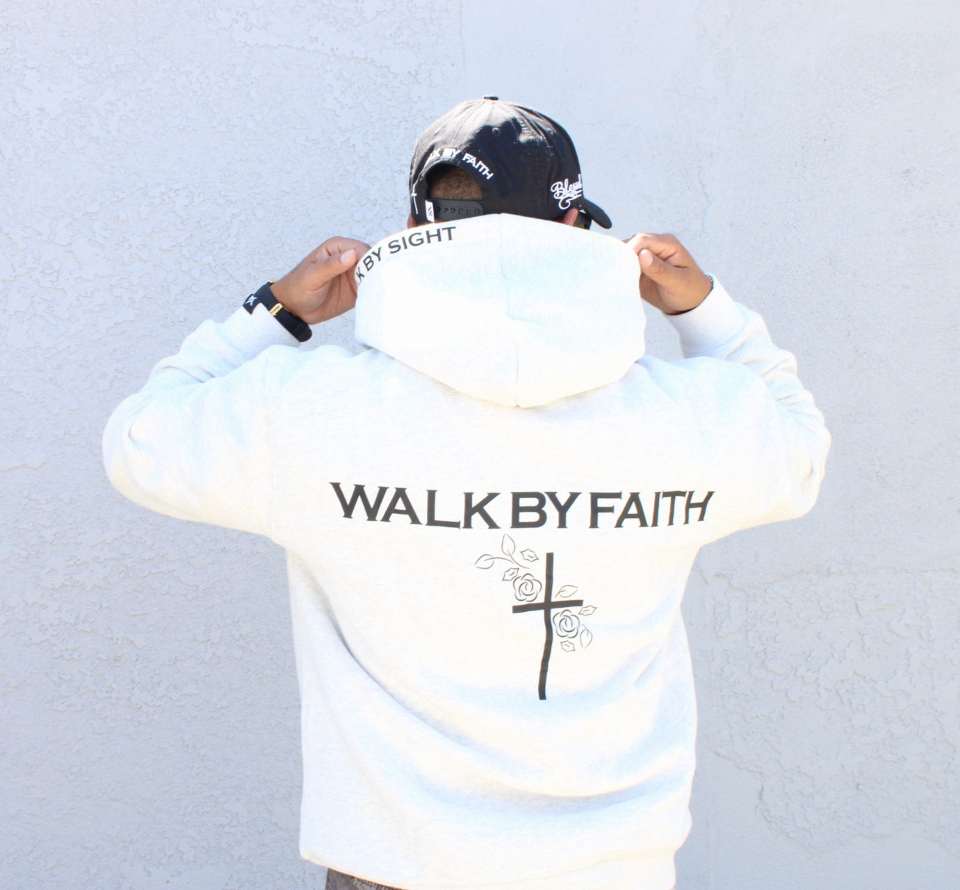 Walk By Faith Premium Unisex Hoodie